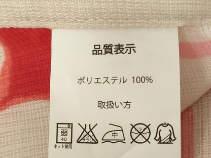 平和屋着物∴夏物　小紋・浴衣兼用　金魚　撫子　洗える着物　逸品　DABI8906cd