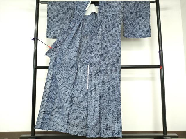 平和屋着物∴夏物　浴衣　有松鳴海絞り　三浦絞り　綿　逸品　DABI8914cd