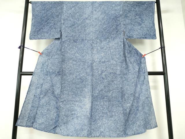 平和屋着物∴夏物　男性　浴衣　有松鳴海絞り　三浦絞り　綿　逸品　DABI8916cd