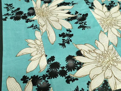 平和屋着物∴夏物　浴衣　舞花文　日本製　綿　逸品　DABI8933cd