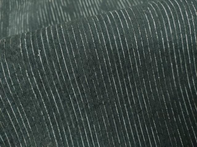 平和屋着物∴夏物　男性　阿波しじら織　浴衣　間道　キングサイズ　綿　逸品　DABI8934cd