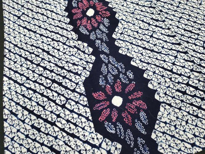 平和屋着物∴夏物　浴衣　有松鳴海絞り　花間道　綿　逸品　DABI8952cd