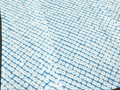 平和屋着物∴夏物　浴衣　有松鳴海絞り　蜘蛛絞り　綿　逸品　DABI8963cd