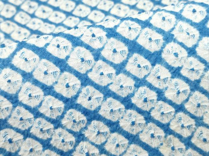 平和屋着物∴夏物　浴衣　有松鳴海絞り　蜘蛛絞り　綿　逸品　DABI8963cd