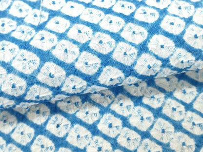 平和屋着物∴夏物　浴衣　有松鳴海絞り　蜘蛛絞り　綿　逸品　DABI8963cd