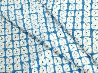 平和屋着物∴夏物　浴衣　有松鳴海絞り　蜘蛛絞り　綿　逸品　DABI8963cd