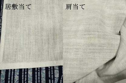 平和屋着物∴夏物　男性　浴衣　注染　手縫い　変わり間道　綿　逸品　DABI8982cd
