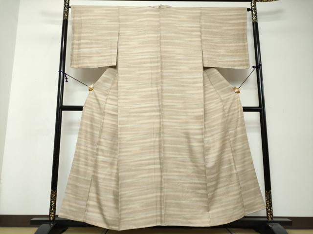 平和屋着物●上質な小紋　霞文　正絹　逸品　DABI9004ud