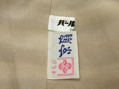 平和屋着物●上質な小紋　霞文　正絹　逸品　DABI9004ud