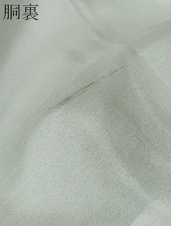 平和屋着物●訪問着　螺鈿　女人草花文　暈し染め　金彩　正絹　逸品　DABI9012ud