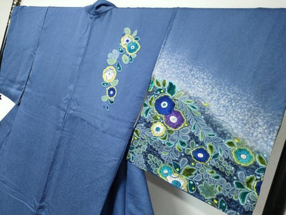 平和屋着物●訪問着　作家物　辻が花　暈し染め　正絹　逸品　DABI9019ud