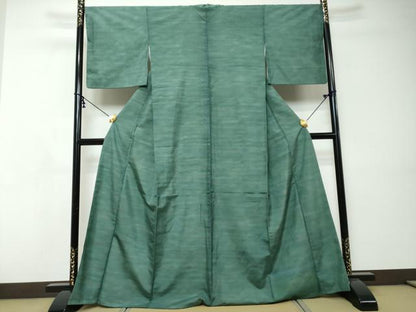 平和屋着物●上質な紬　霞文　さが美扱い　正絹　逸品　DABI9025ud