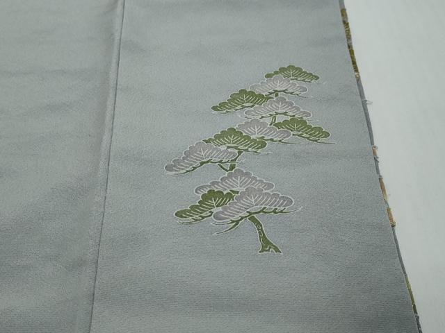 平和屋着物●豪華色留袖　総刺繍　人物風景文　暈し染め　金糸　正絹　逸品　DABI9030ud