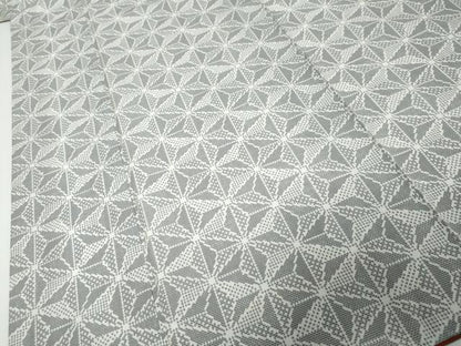 平和屋着物●洗える最高級着物　＜英＞はなぶさ謹製　小紋　アンサンブル　麻の葉文様　洗える着物　DABI9031ud