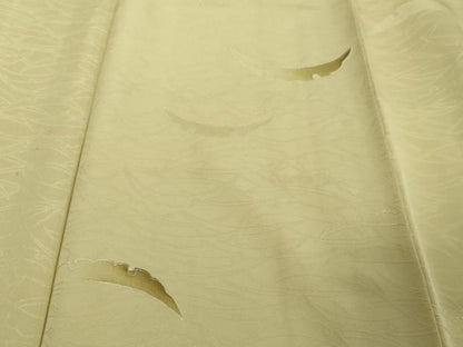 平和屋着物●訪問着　地紋起こし　雪輪文　正絹　逸品　DABI9043ud