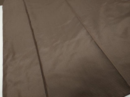 平和屋着物●本場大島紬　格子　正絹　逸品　DABI9047ud