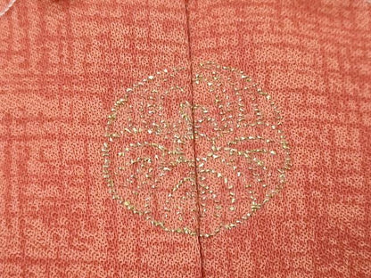 平和屋着物●訪問着　刺繍　草花文　金糸　正絹　逸品　未使用　DABI9059ud