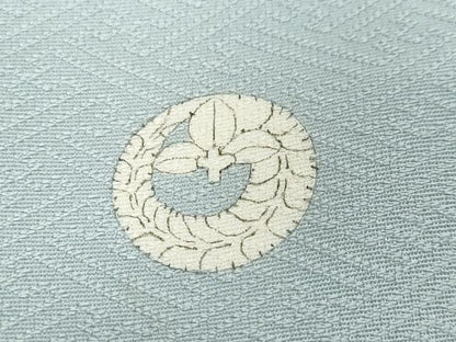 平和屋着物●豪華色留袖　総刺繍　道長草花文　正絹　逸品　DABI9063ud
