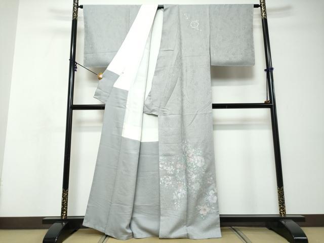平和屋着物●中国三大刺繍　汕頭刺繍　スワトウ刺繍　総刺繍　訪問着　辻が花　正絹　逸品　未使用　DABI9064ud