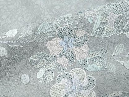 平和屋着物●中国三大刺繍　汕頭刺繍　スワトウ刺繍　総刺繍　訪問着　辻が花　正絹　逸品　未使用　DABI9064ud