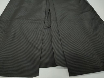 平和屋着物●男性　馬乗り袴　縞　正絹　逸品　DABI9072ud