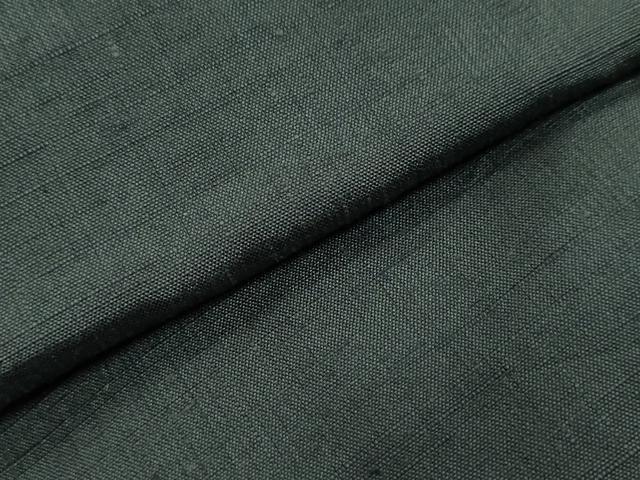 平和屋着物●男性　馬乗り袴　紬地　手おり草木染　藍海松茶色　正絹　逸品　DABI9073ud