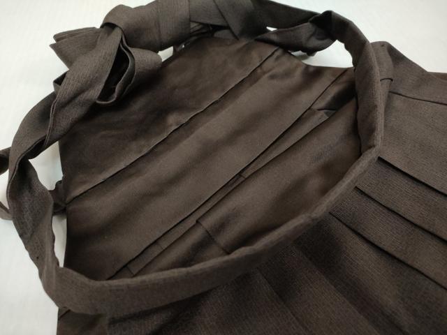 平和屋着物●男性　馬乗り袴　抽象文様　正絹　逸品　DABI9076ud