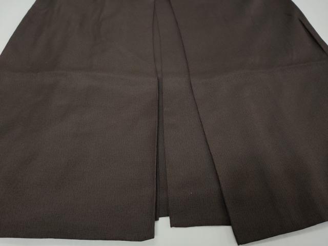 平和屋着物●男性　馬乗り袴　抽象文様　正絹　逸品　DABI9076ud