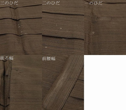 平和屋着物●男性　行灯袴　縞　正絹　逸品　DABI9079ud
