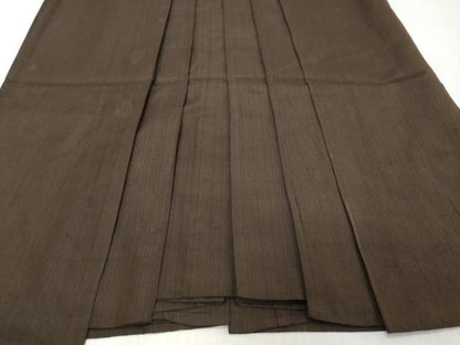 平和屋着物●男性　行灯袴　縞　正絹　逸品　DABI9079ud