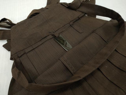 平和屋着物●男性　行灯袴　縞　正絹　逸品　DABI9079ud