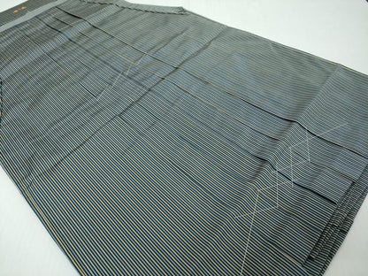 平和屋着物●男性　行灯袴　縞　正絹　逸品　DABI9080ud