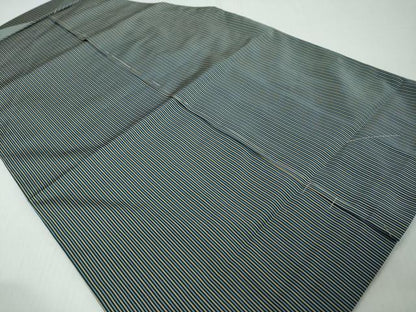 平和屋着物●男性　行灯袴　縞　正絹　逸品　DABI9080ud