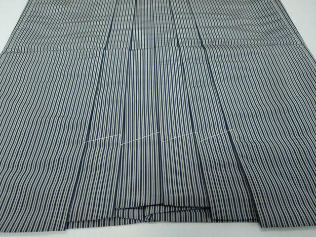 平和屋着物●男性　行灯袴　縞　正絹　逸品　DABI9081ud