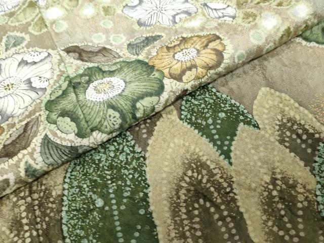 平和屋着物●林淳一　訪問着　辻が花　暈し染め　金彩　正絹　逸品　DABI9082ud