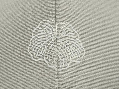 平和屋着物●訪問着　刺繍　短冊飛鶴花文　金彩　正絹　逸品　DABI9103ud