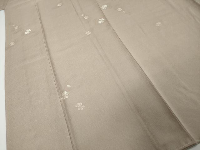 平和屋着物●本加賀友禅作家　柿本市郎監修　小紋　金嚢　亜麻色　正絹　逸品　未使用　DABI9132ud