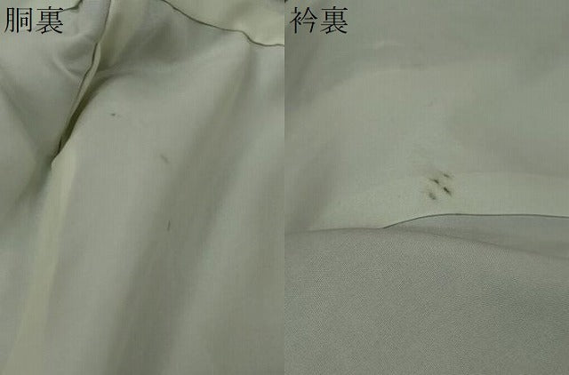 平和屋着物●本場結城紬　重要無形文化財　100亀甲　飛び亀甲柄　飛鶴文　正絹　逸品　未使用　DABI9151ud