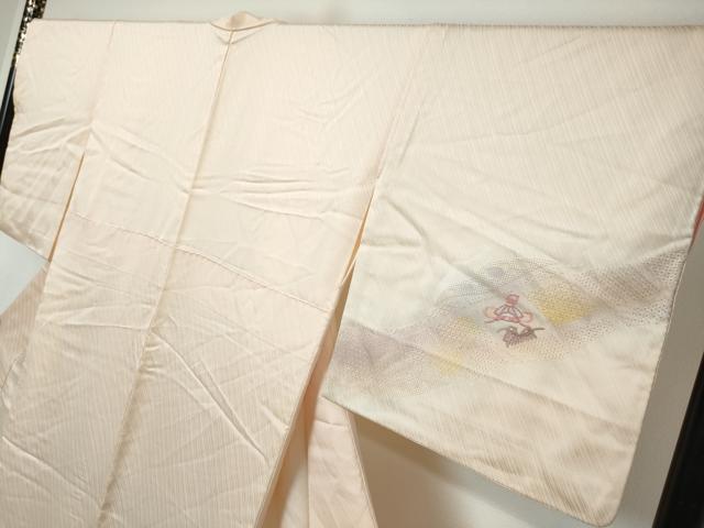 平和屋着物●中国三大刺繍　スワトウ刺繍　汕頭刺繍　総刺繍　訪問着　宝尽くし文　暈し染め　正絹　逸品　DABI9158ud