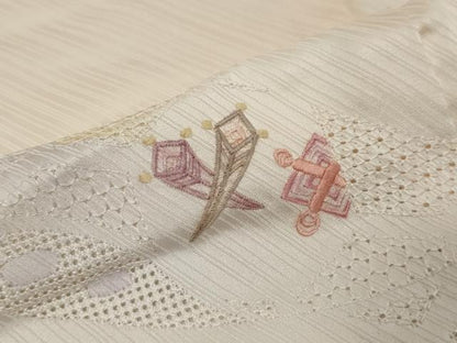 平和屋着物●中国三大刺繍　スワトウ刺繍　汕頭刺繍　総刺繍　訪問着　宝尽くし文　暈し染め　正絹　逸品　DABI9158ud