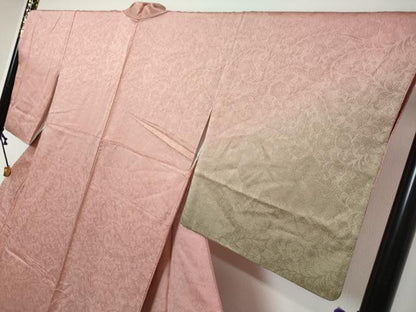 平和屋着物●訪問着　総刺繍　辻が花　暈し染め　正絹　逸品　DABI9166ud