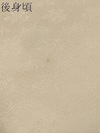平和屋着物●訪問着　雲取り枝花文　金彩　正絹　逸品　DABI9171ud