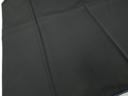 平和屋着物●男性　黒紋付　正絹　逸品　DABI9173ud