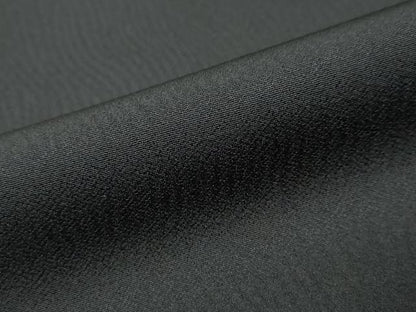 平和屋着物●男性　黒紋付　正絹　逸品　DABI9173ud