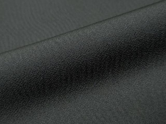 平和屋着物●男性　黒紋付　正絹　逸品　DABI9173ud