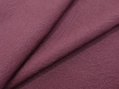 平和屋着物●上質な色無地　紫紺色　正絹　逸品　DABI9179ud