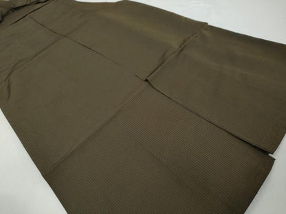 平和屋着物●男性　行灯袴　縞　正絹　逸品　DABI9187ud