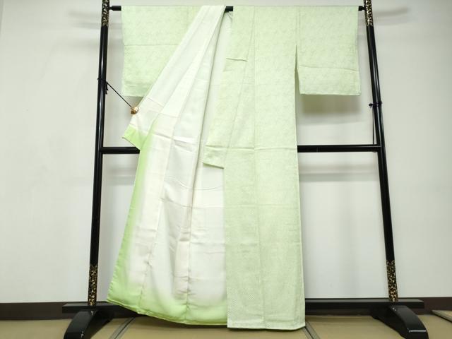 平和屋着物●大変加工の良い総絞り小紋　正絹　逸品　DABI9202ud