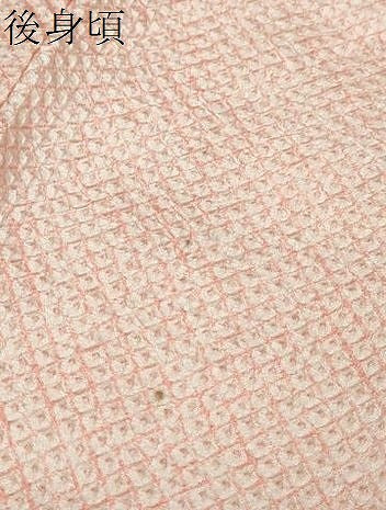 平和屋着物●大変加工の良い総絞り小紋　正絹　逸品　DABI9203ud