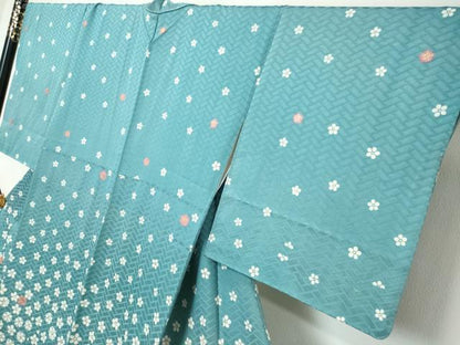 平和屋着物●訪問着　舞花文　金彩　正絹　逸品　DABI9206ud